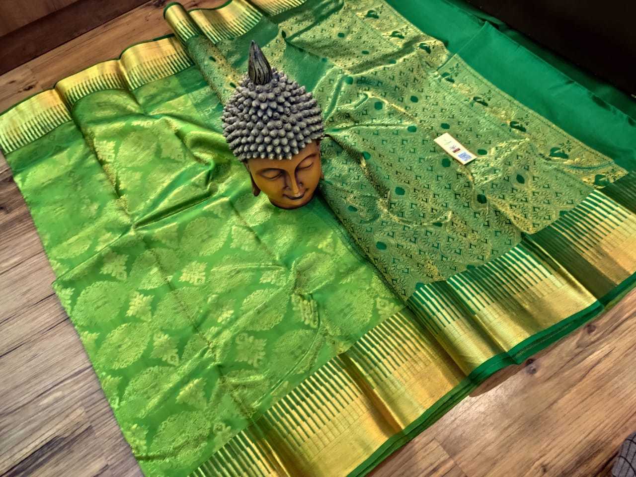 Green Pure Kanchipuram Silk
