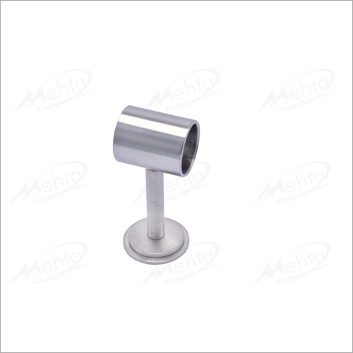 Curtain Bracket Thambli - Stainless Steel, Two Way Design, Matte Finish | Durable Metal Construction for Reliable Support