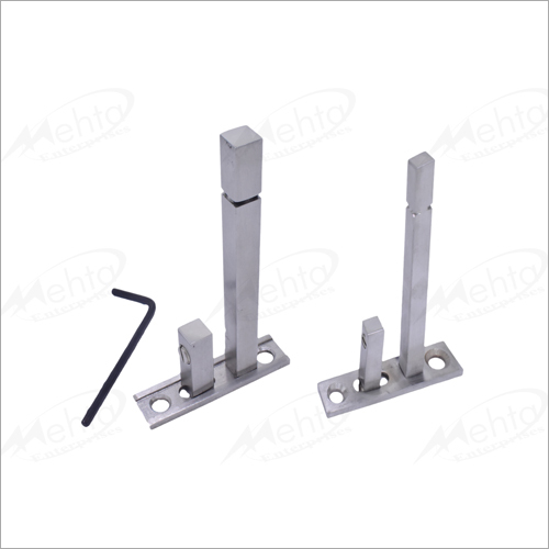 Furniture Fitting - Stainless Steel, 4-12 Inch Sizes | Matte Finish for Glass Self Applications, Adjustable Bracket Design