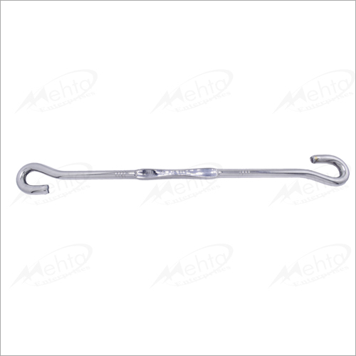 Furniture Fitting (Jula Saliya) - Stainless Steel, 12" Swing Hook | Polished Finish, Durable Furniture Hardware for Versatile Applications