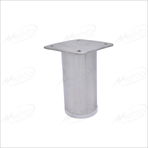 Furniture Fitting (Sofa Leg No 1) - Stainless Steel, 3-6 Inch Size Options | Polished Finish, Round Shape, Durable Metal Design