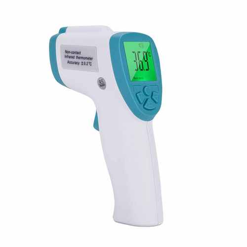 Non Contact Infrared Thermometer - ABS Plastic, 150 x 80 x 40 mm Size | Measurement Range 32.0°C - 43.0°C, Accuracy ±0.2°C, Powered by 2 x AAA Batteries
