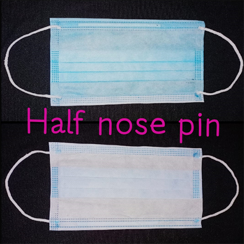 हाफ नोज पिन मास्क