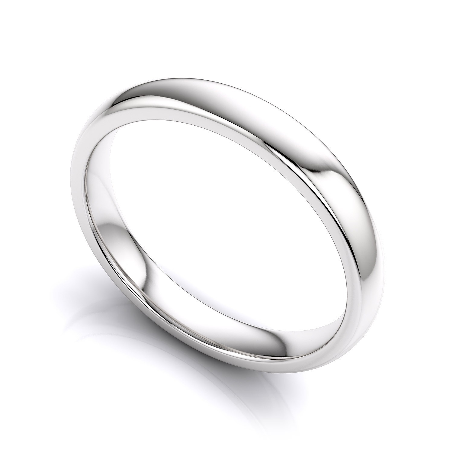 Party Mens Silver Plain Rings