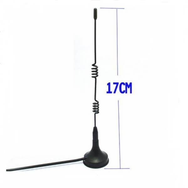 315 Mhz External Antenna 9dbi Sucker Antenna 17cm High With 3meters Extension Cable Sma Male Connector