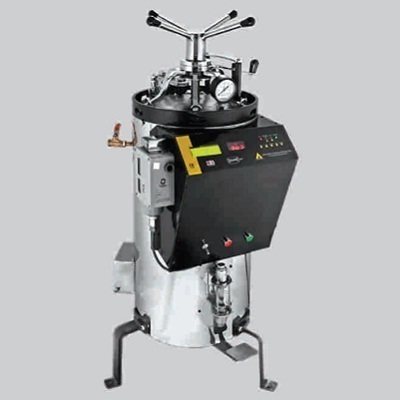 Mild Steel Autoclave Vertical - 22-152 Liter Capacity, 220v Ac With Stainless Steel Inner Chamber | Adjustable Pressure, Leak Proof, Safety Valves