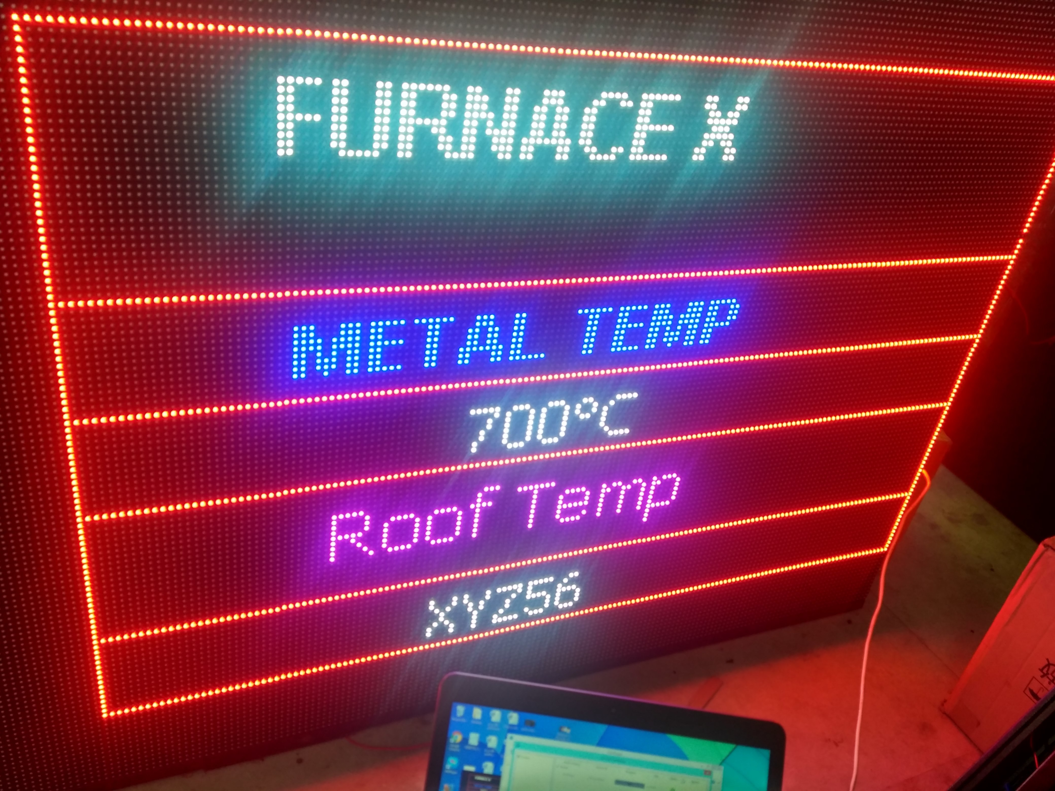 Hazardous Industrial Led Display Boards - Mild Steel, 320mm X 160mm, Red | Ip67 Waterproof, High Brightness, Low Power Consumption, Easy Assembly, 3-year Warranty