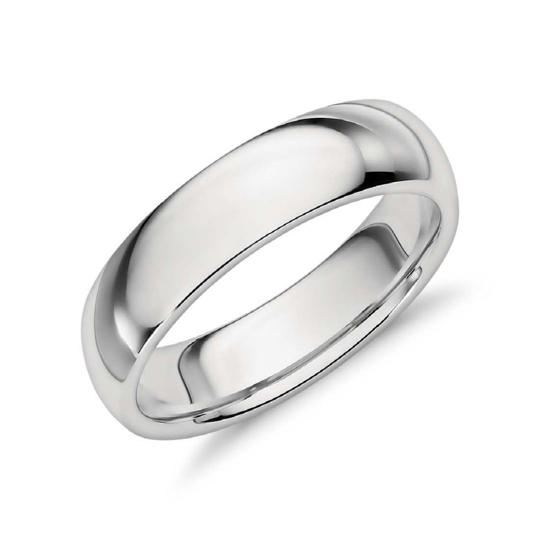 Party Plain Silver Ring For Men