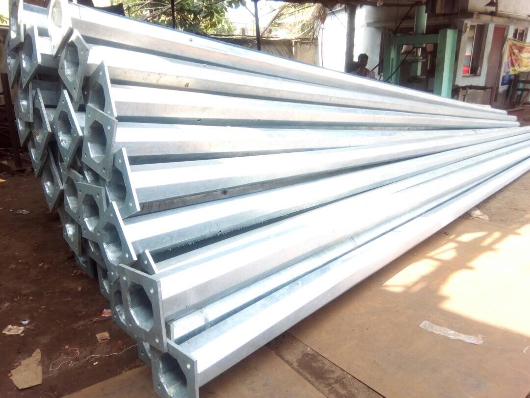Sliver Gi Octagonal Pole