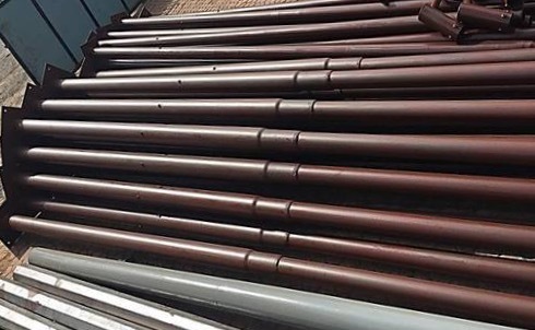 Tubular Pole - Mild Steel, Silver Finish | Is 2713:1980 Compliant For Street Lighting And Power Transmission