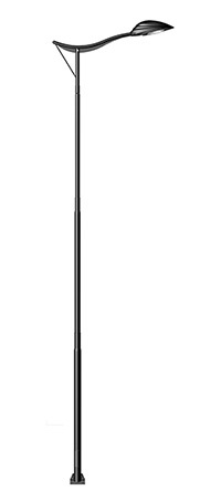 Tubular Pole - Mild Steel, Silver Finish | Is 2713:1980 Compliant For Street Lighting And Power Transmission