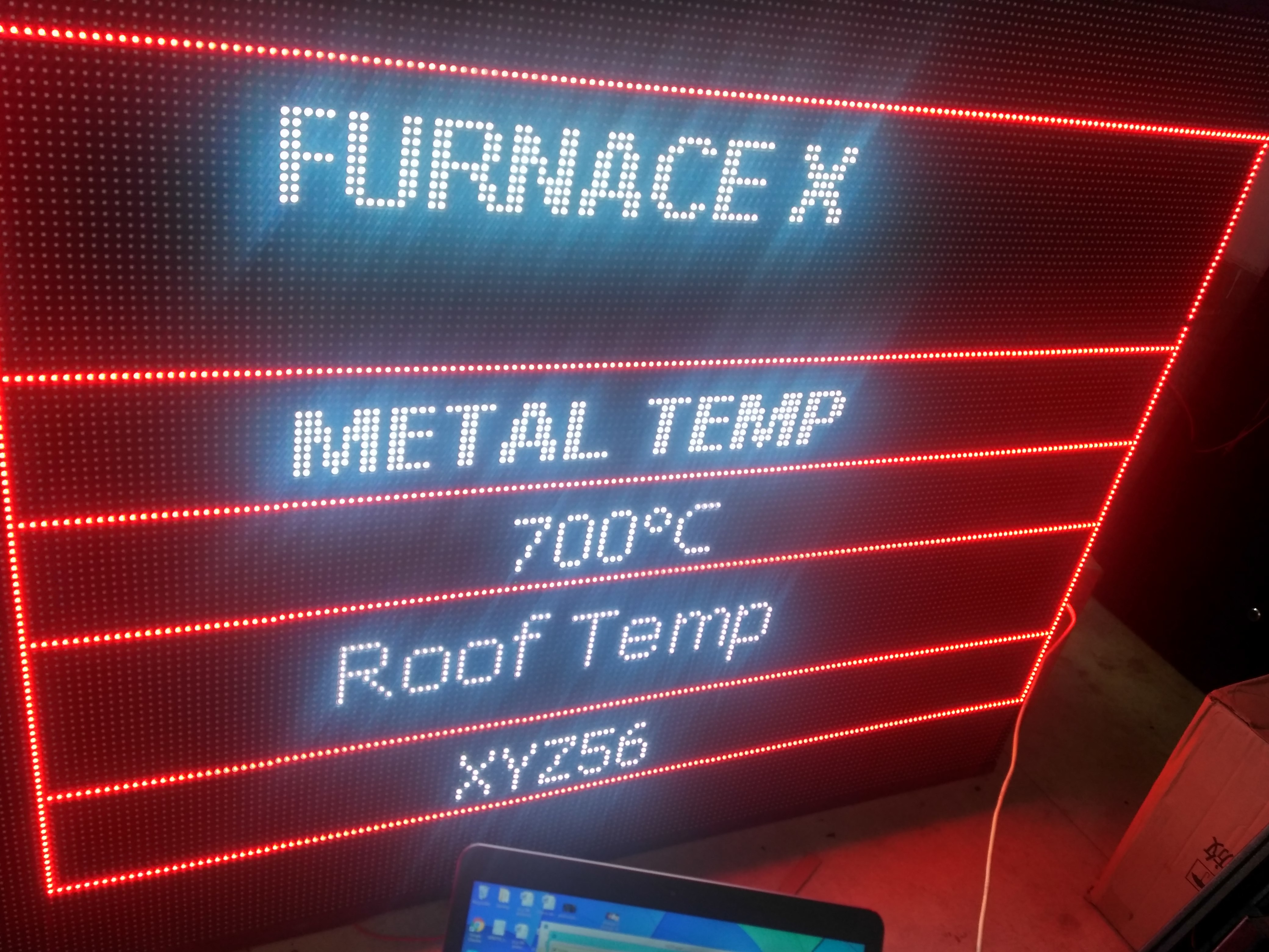 Hazardous Industrial Led Display Boards - Mild Steel, 320mm X 160mm, Red | Ip67 Waterproof, High Brightness, Low Power Consumption, Easy Assembly, 3-year Warranty