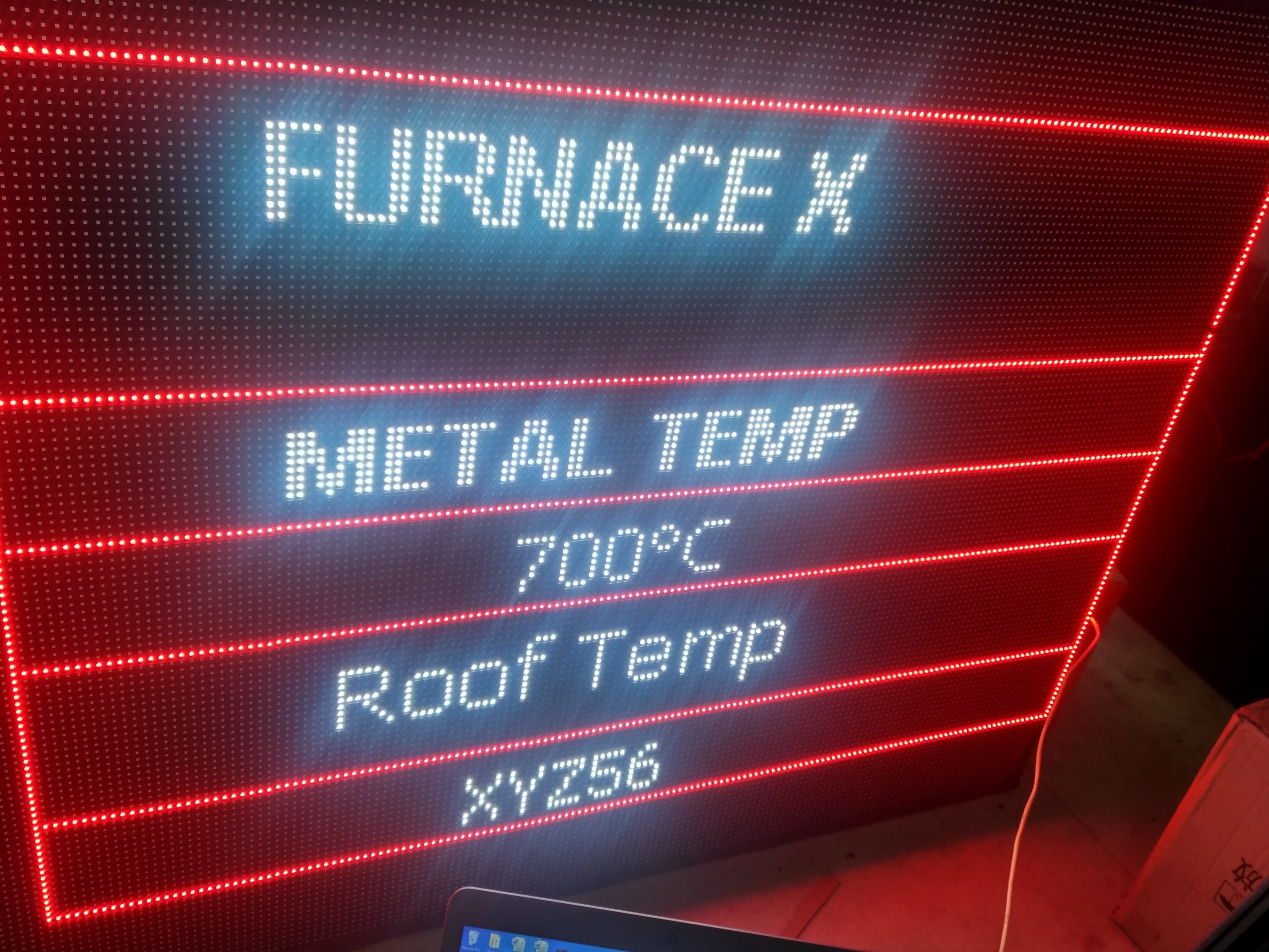 Hazardous Industrial Led Display Boards - Mild Steel, 320mm X 160mm, Red | Ip67 Waterproof, High Brightness, Low Power Consumption, Easy Assembly, 3-year Warranty