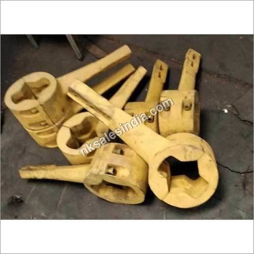 Twin Shaft Arms - Mild Steel, Yellow Color | High Efficiency, Corrosion Resistant, Hardness 50-60 HRC
