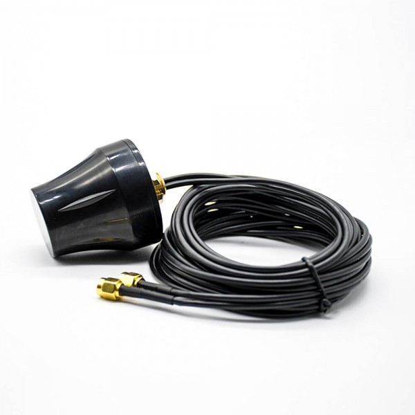 High Gain 4g Gps Combo Antenna 28dbi Active Helix Omni-directional Gps Antenna With Sma Connector 1m