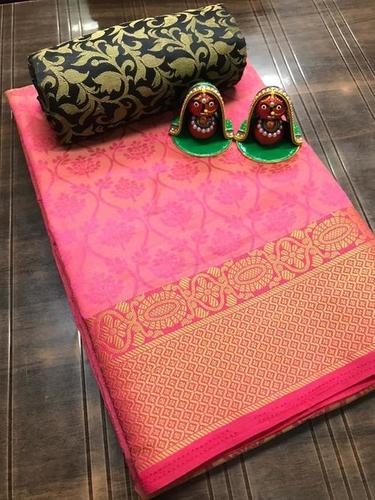 मल्टी टसर सिल्क साड़ी