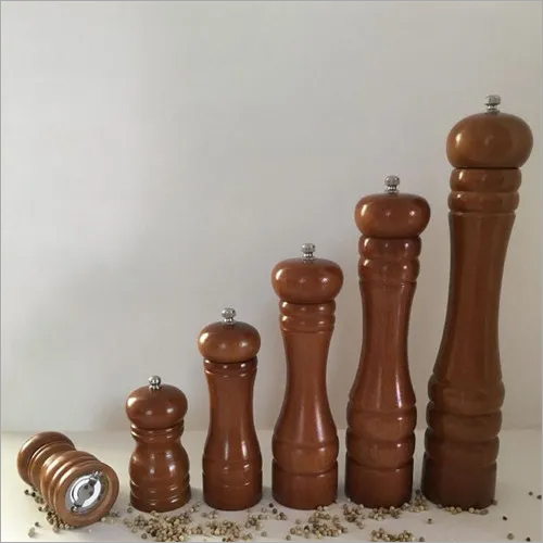 वुडन पेपर ग्राइंडर मिल वॉलनट 4", 6", 8", 12", 18"