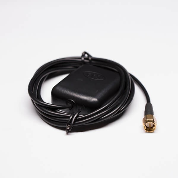 Wifi Antenna Sma Plug Black Gps External Charging Pile With Coax Cable Rg174