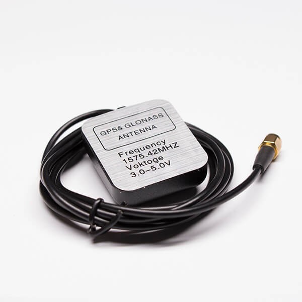Wifi Antenna Sma Plug Black Gps External Charging Pile With Coax Cable Rg174