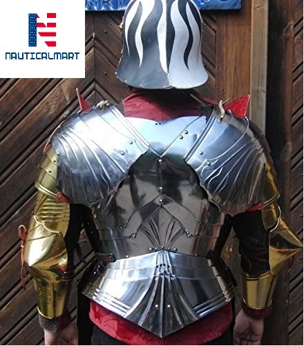 Steel Nauticalmart Medieval Reenactment Knight Half Suit Of Armor