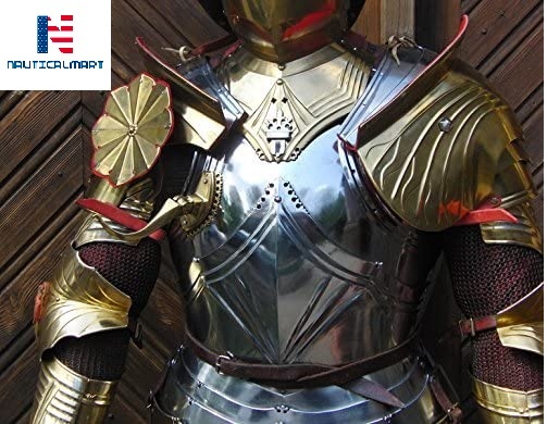 Steel Nauticalmart Medieval Reenactment Knight Half Suit Of Armor