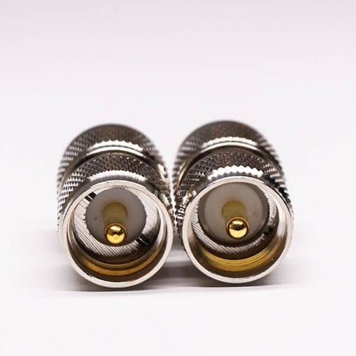 UHF पुरुष से पुरुष समाक्षीय कनेक्टर सीधे केबल के लिए