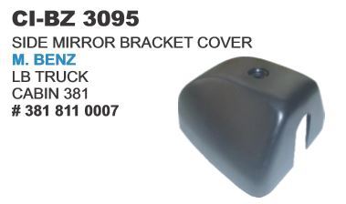 Side Mirror Cover M Benz - Color: Glossy Black | Vehicle Type: 4 Wheeler, Warranty Included