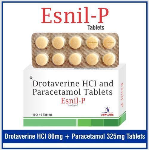 ड्रोटावेरिन 80mg + पैरासीमोल 325mg