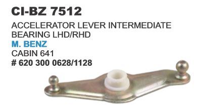 Accelerator Lever Intermediate Bearing LHD/RHD M Benz - Durable Metal Design | 4 Wheeler Compatibility, Warranty Included