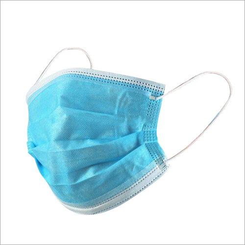 Waterproof 3 Ply Face Mask - Non Woven Material, Standard Size , Unisex Design for Hospital, Clinic & Lab Use - 3 Layer Airborne Protection