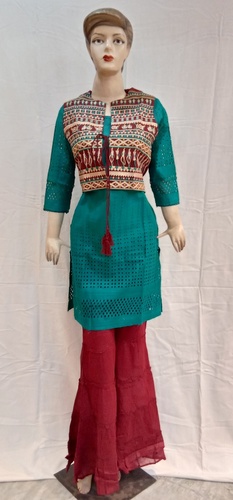 कुर्ती पलाज़ो सेट