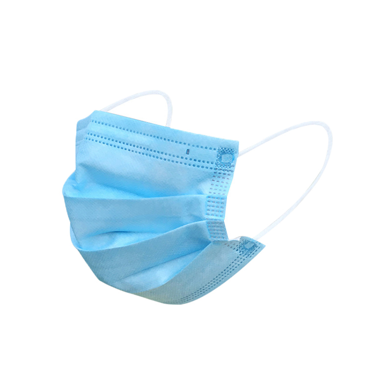 Disposable Face Mask - Melt Blown & Non-woven Fabric, 175x95mm Blue | Ce & Fda Certified, Anti-bacterial, Suitable For All Ages, Storage In Dry Place