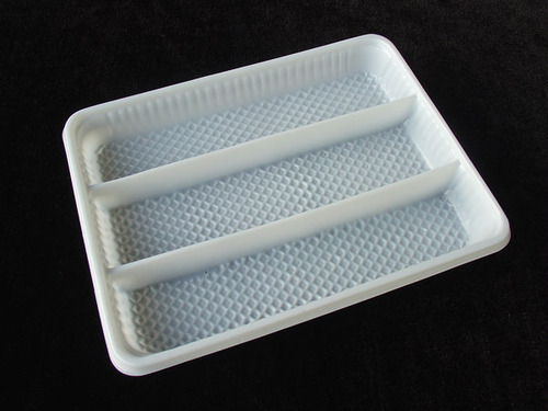 Meal Trays - Plastic, 10.5x7.5x1.5 Inches, White | 1.5 Liter Capacity, Temperature Resistant -20°C to 120°C, Recyclable