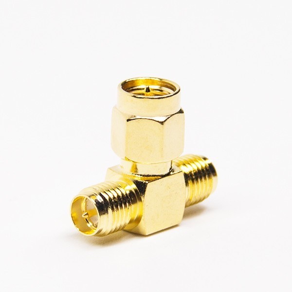Sma To Sma Adapter Right Angled Male To Rp Female Gold Plating