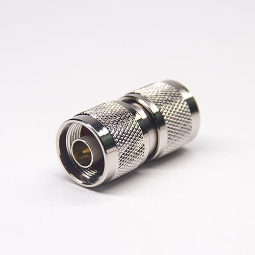 टाइप एन अडैप्टर स्ट्रेट मेल टू मेल निकल प्लेटिंग