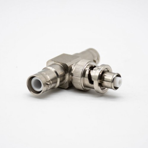 MHV 2 मेल टू SHV फीमेल थ्री-वे कनेक्शन T शेप अडैप्टर