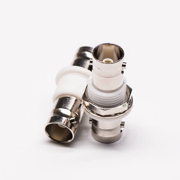 Bnc Connector Adapter Female To Female Vertical Type Bulkhead For Pcb