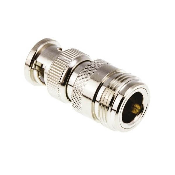 Bnc Plug To Type N Socket Straight 50ic Rf Adapter