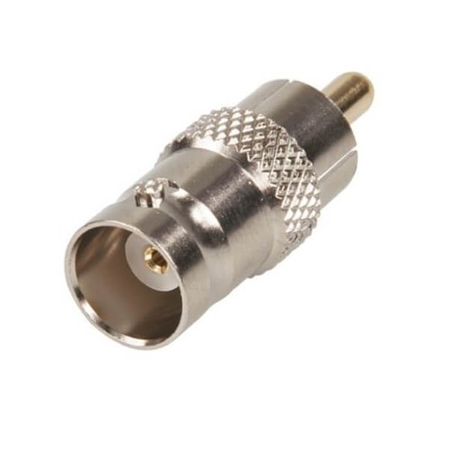 Rca प्लग टू Bnc सॉकेट स्ट्रेट 75ic Rf एडाप्टर 250mhz