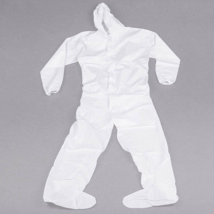 Disposable Coverall - Non-woven Microporous Laminate Film, M - 3xl, White | Waterproof, Chemical Proof, Anti Static, Disease Prevention