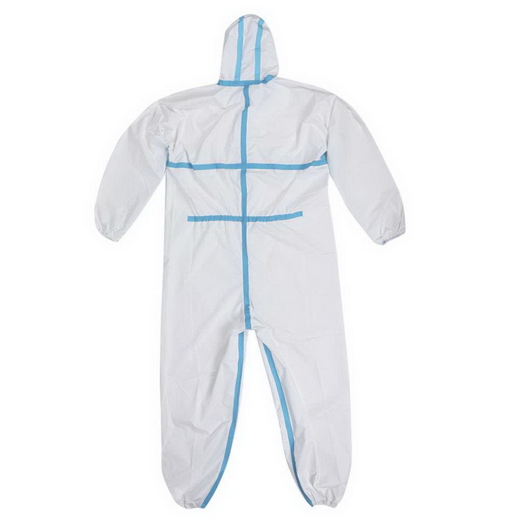 Disposable Coverall - Non-woven Microporous Laminate Film, M - 3xl, White | Waterproof, Chemical Proof, Anti Static, Disease Prevention