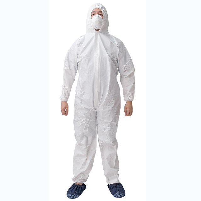 Microporous Coverall - Pp/sms, S/m/l/xl/xxl/xxxl, White | Breathable, Comfortable, Anti-bacterial, Disposable, Elastic Cuffs