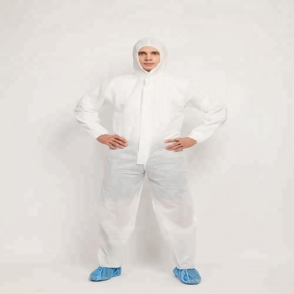 Disposable Protective Type 5 6 Coveralls With Taped