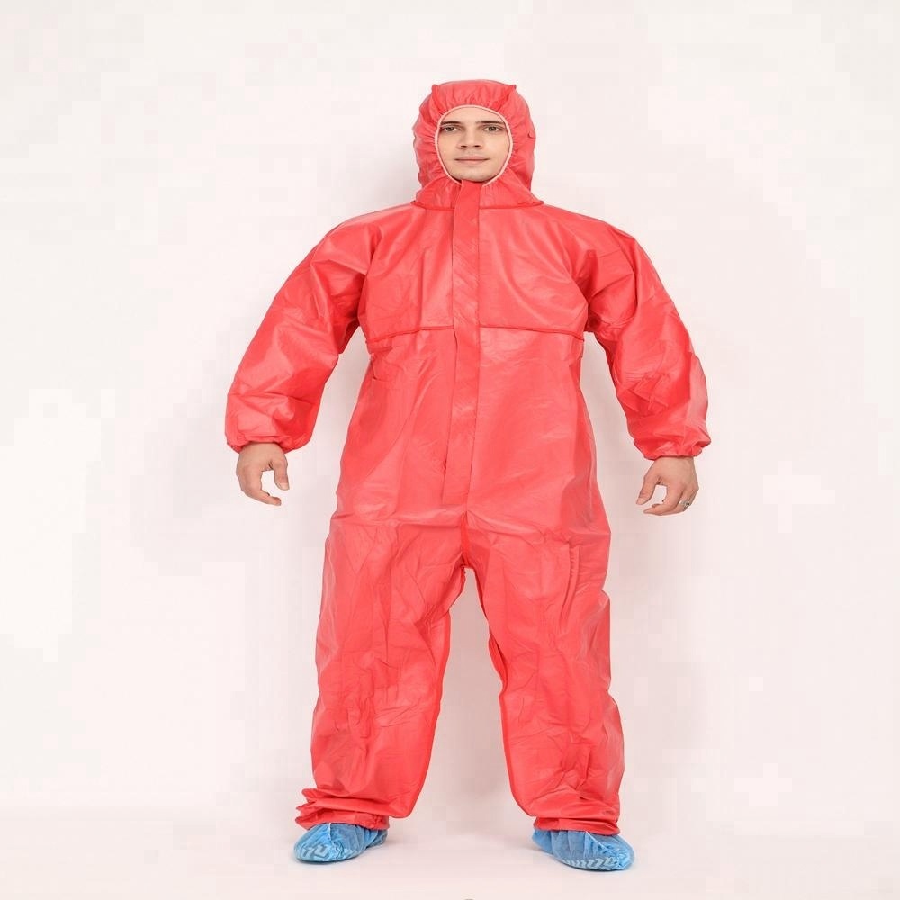 Disposable Protective Type 5 6 Coveralls With Taped