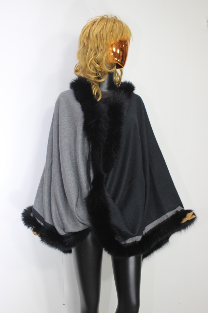 All Color Cashmere Fur 4 Side Reversible Shawls