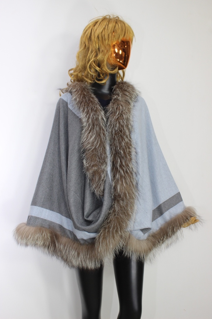 All Color Cashmere Fur 4 Side Reversible Shawls