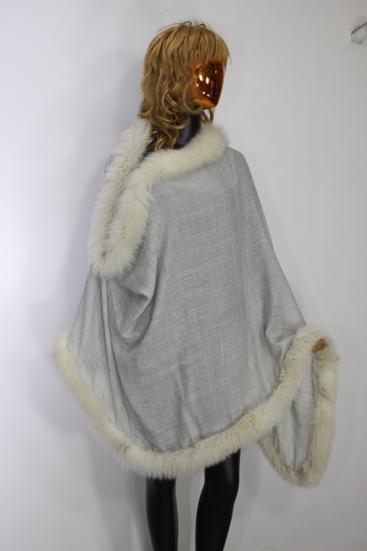 All Color Cashmere Fur 4 Side Reversible Shawls