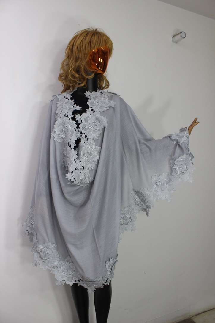 Pashmina Diamond Rose Design Stole - Color: All Color