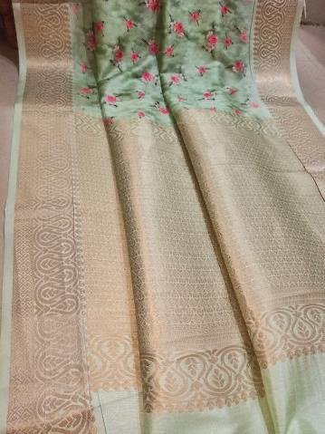 Multi Silk Digital Printed Saree