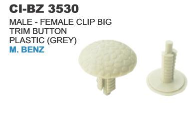 Clip Trim Button - Premium Quality, Big Size Male-Female Compatibility | 4-Wheeler Warranty Included